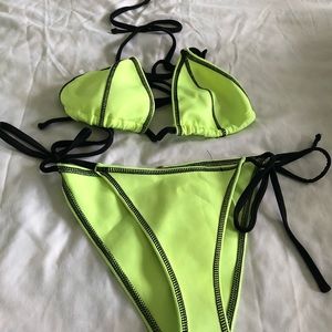 Neon bikini set